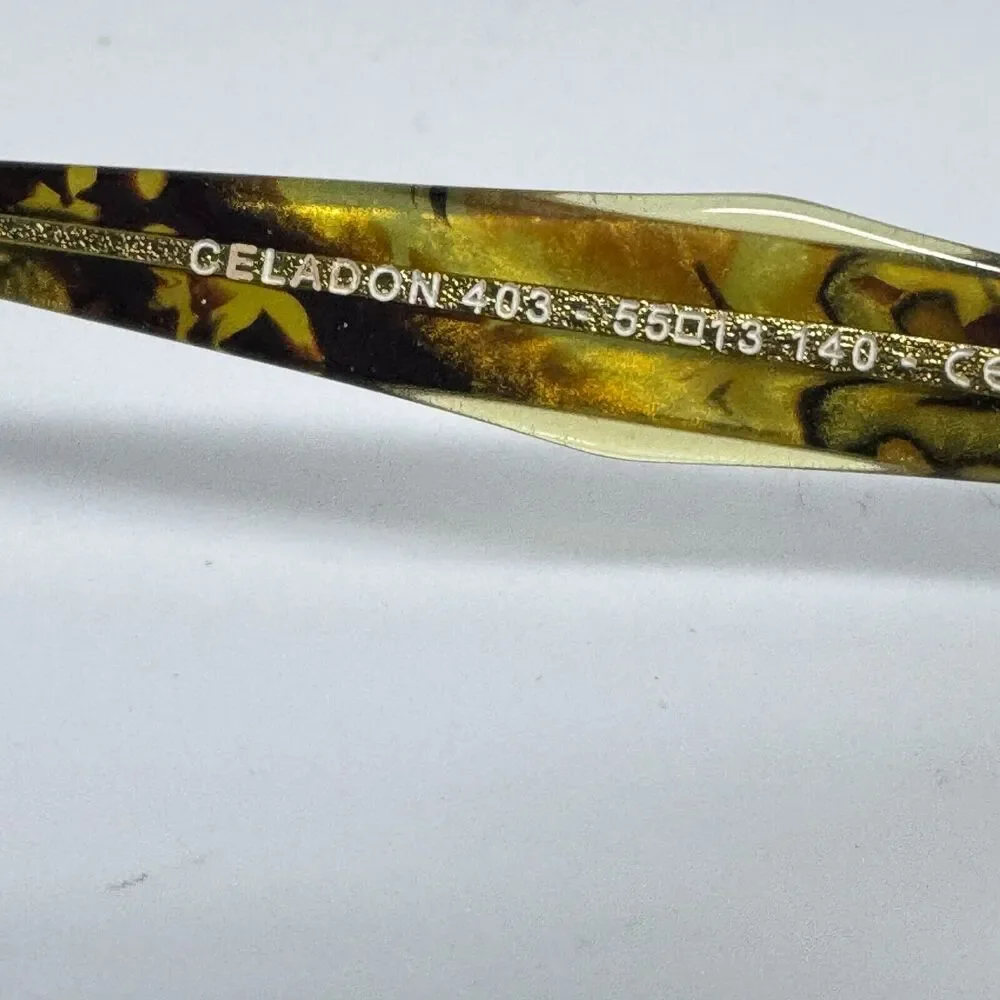 Jean Lafont Paris Eyeglass Frame‎ 403 Celadon green Mul Frame 55-13-140mm H15919
